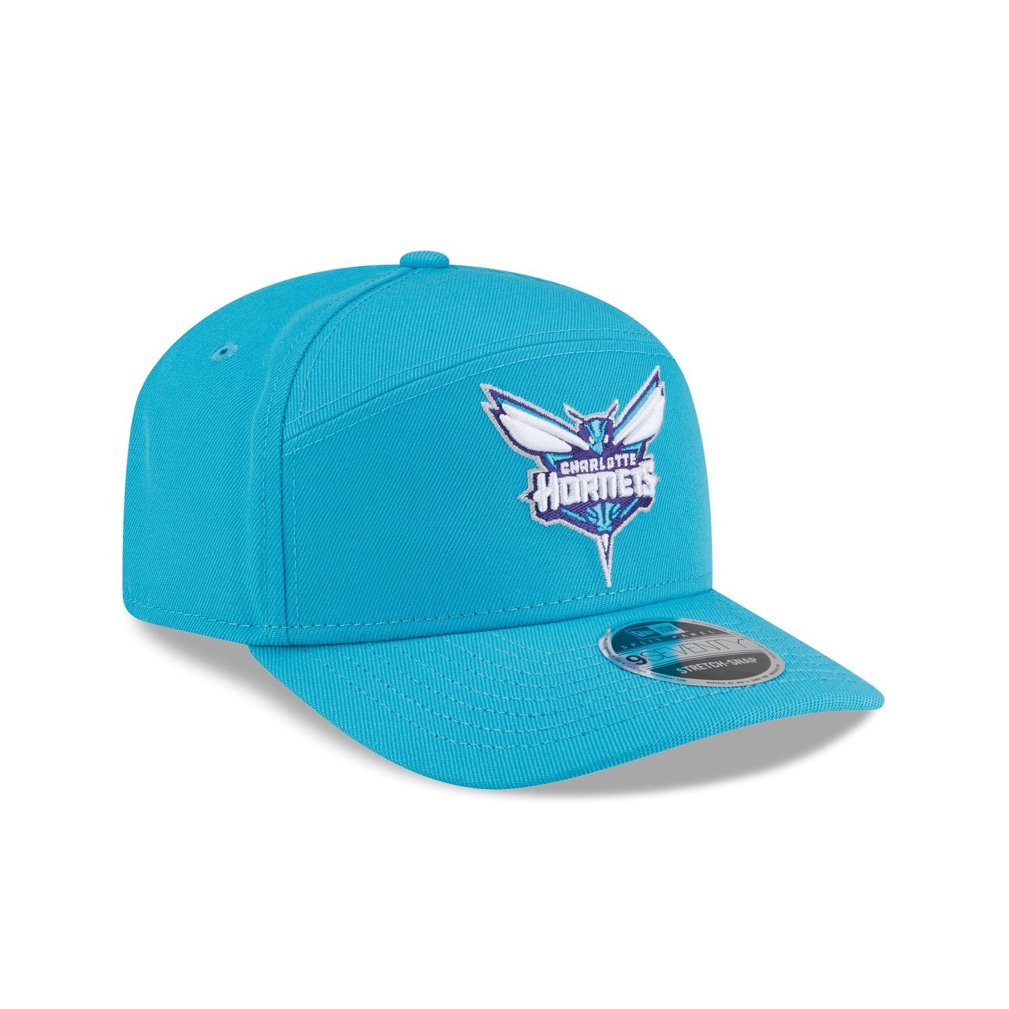 Charlotte Hornets Poly Split Panel 9SEVENTY Stretch-Snap Hat