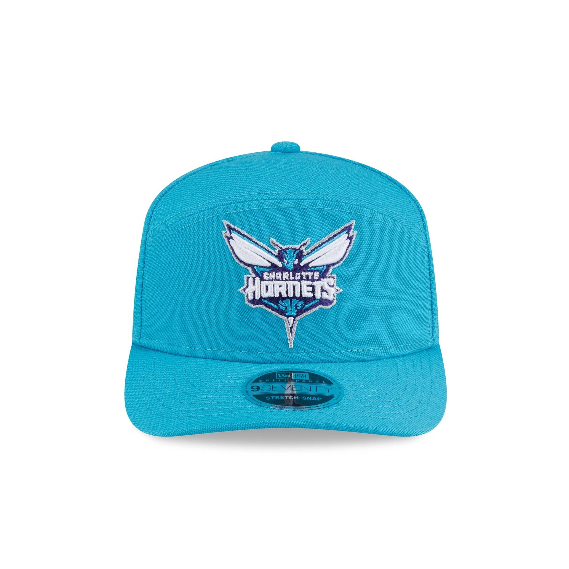 Charlotte Hornets Poly Split Panel 9SEVENTY Stretch-Snap Hat