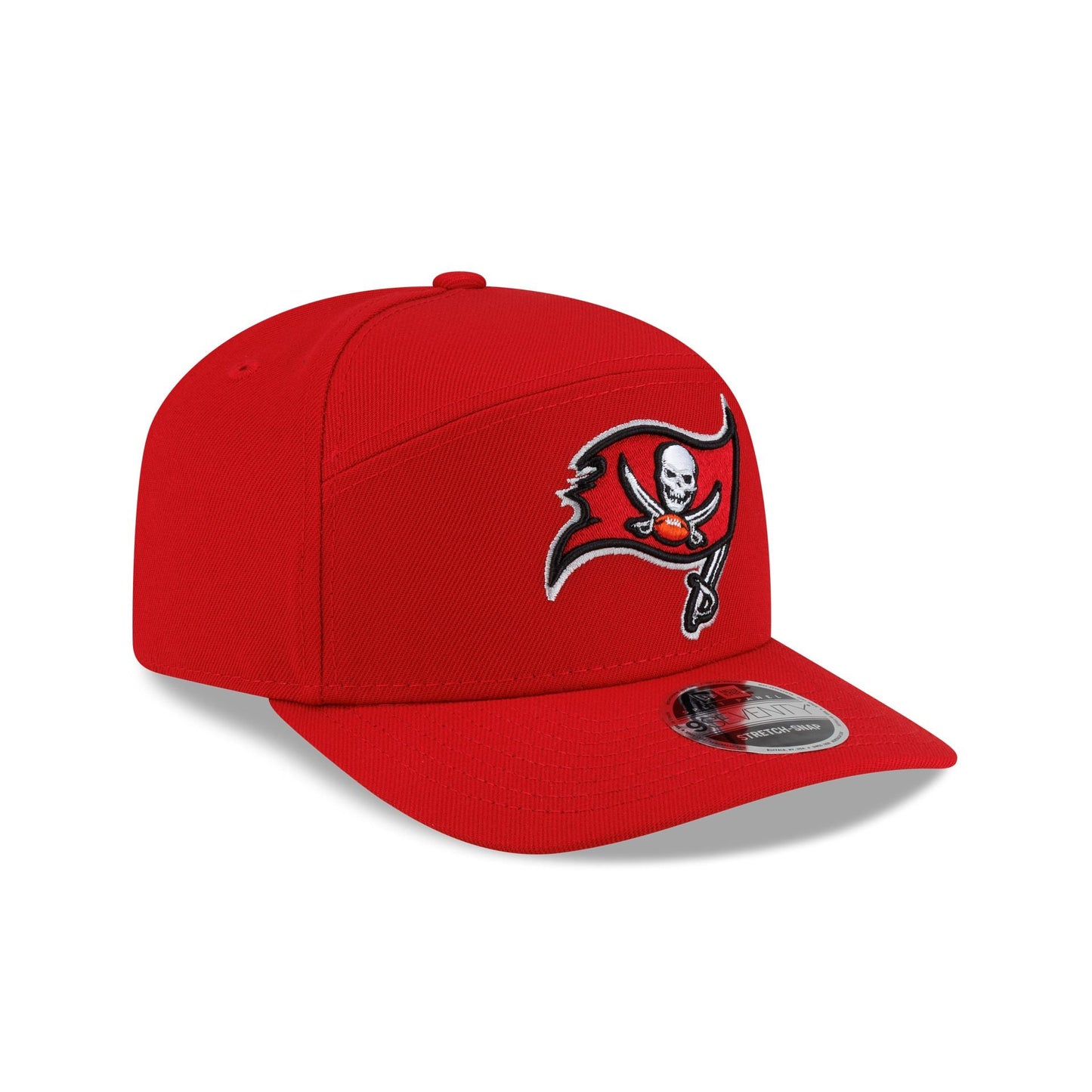 Tampa Bay Buccaneers Poly Split Panel 9SEVENTY Stretch-Snap Hat