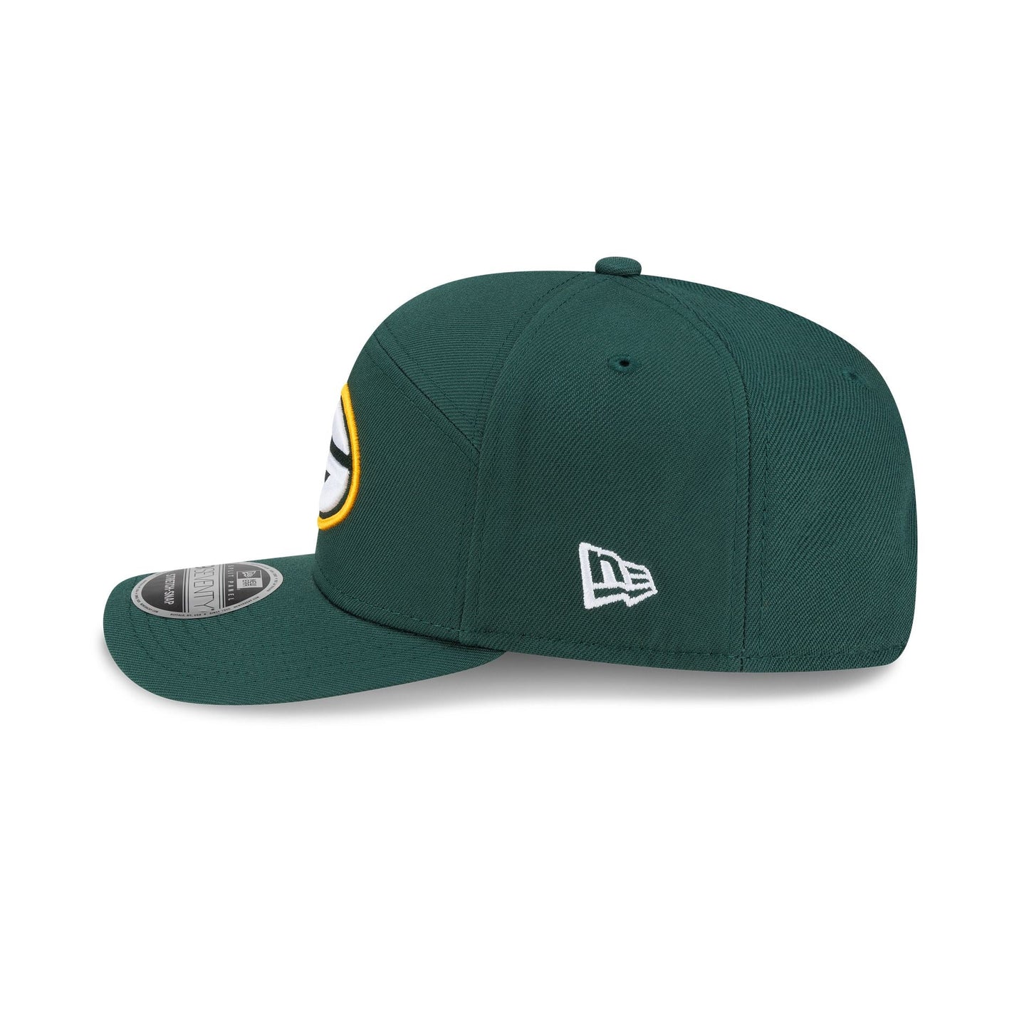 Green Bay Packers Poly Split Panel 9SEVENTY Stretch-Snap Hat