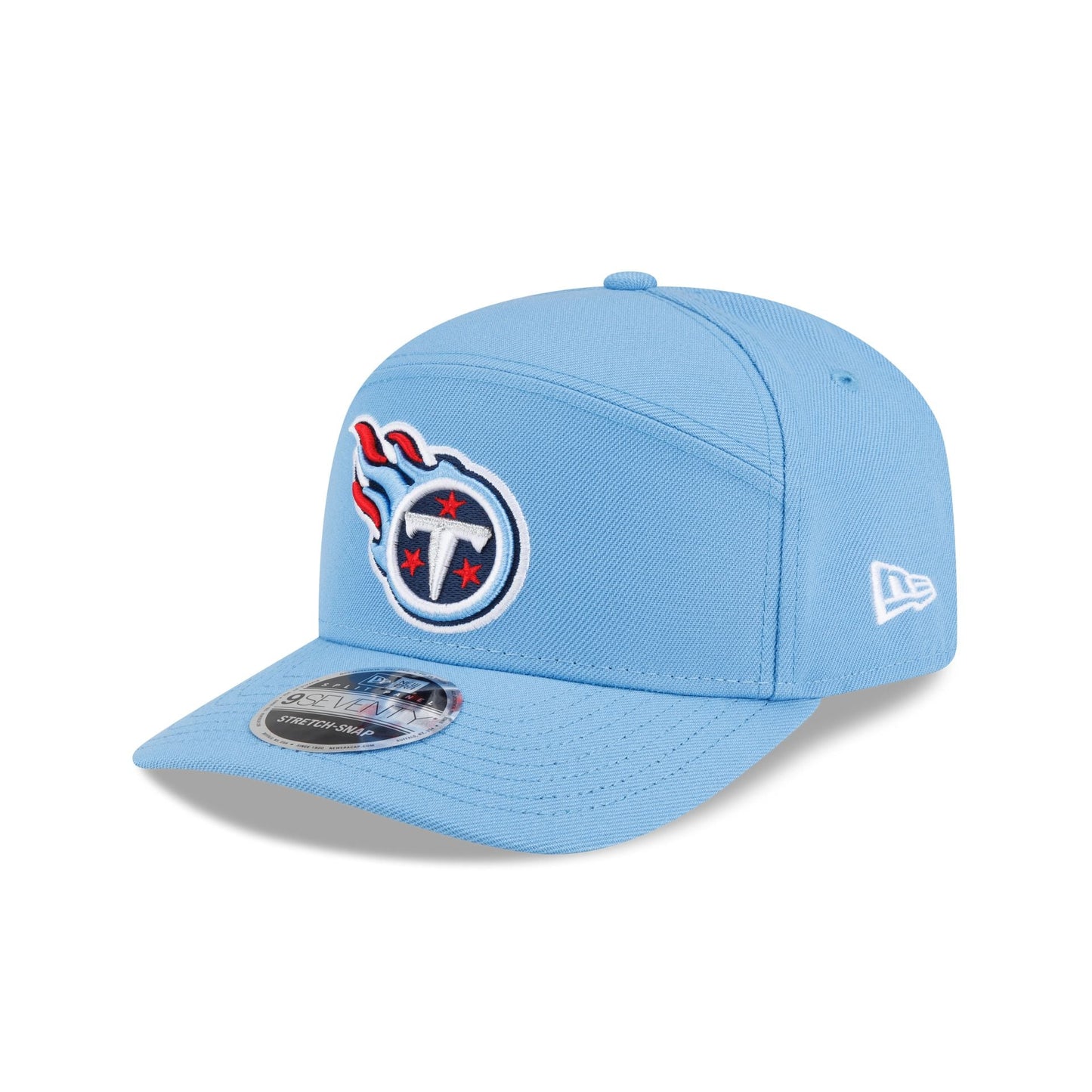 Tennessee Titans Poly Split Panel 9SEVENTY Stretch-Snap Hat