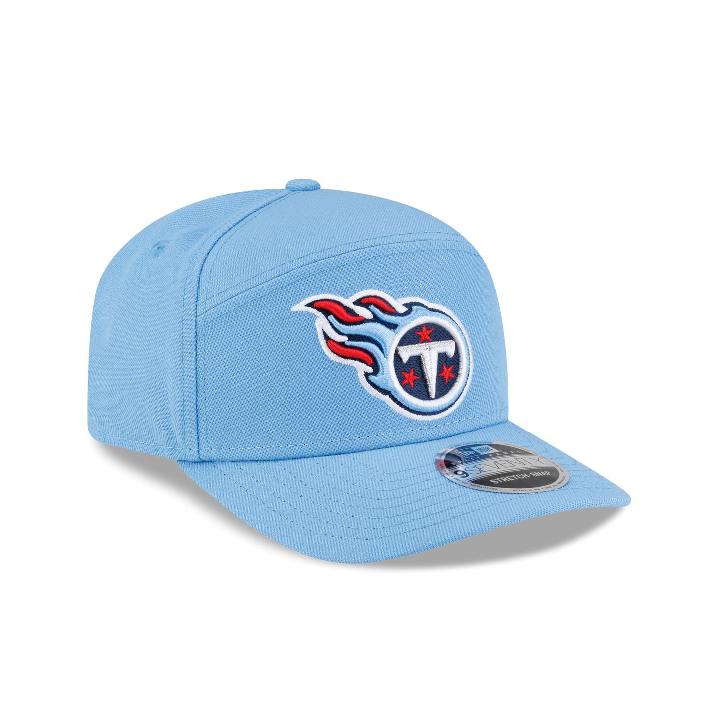 Tennessee Titans Poly Split Panel 9SEVENTY Stretch-Snap Hat