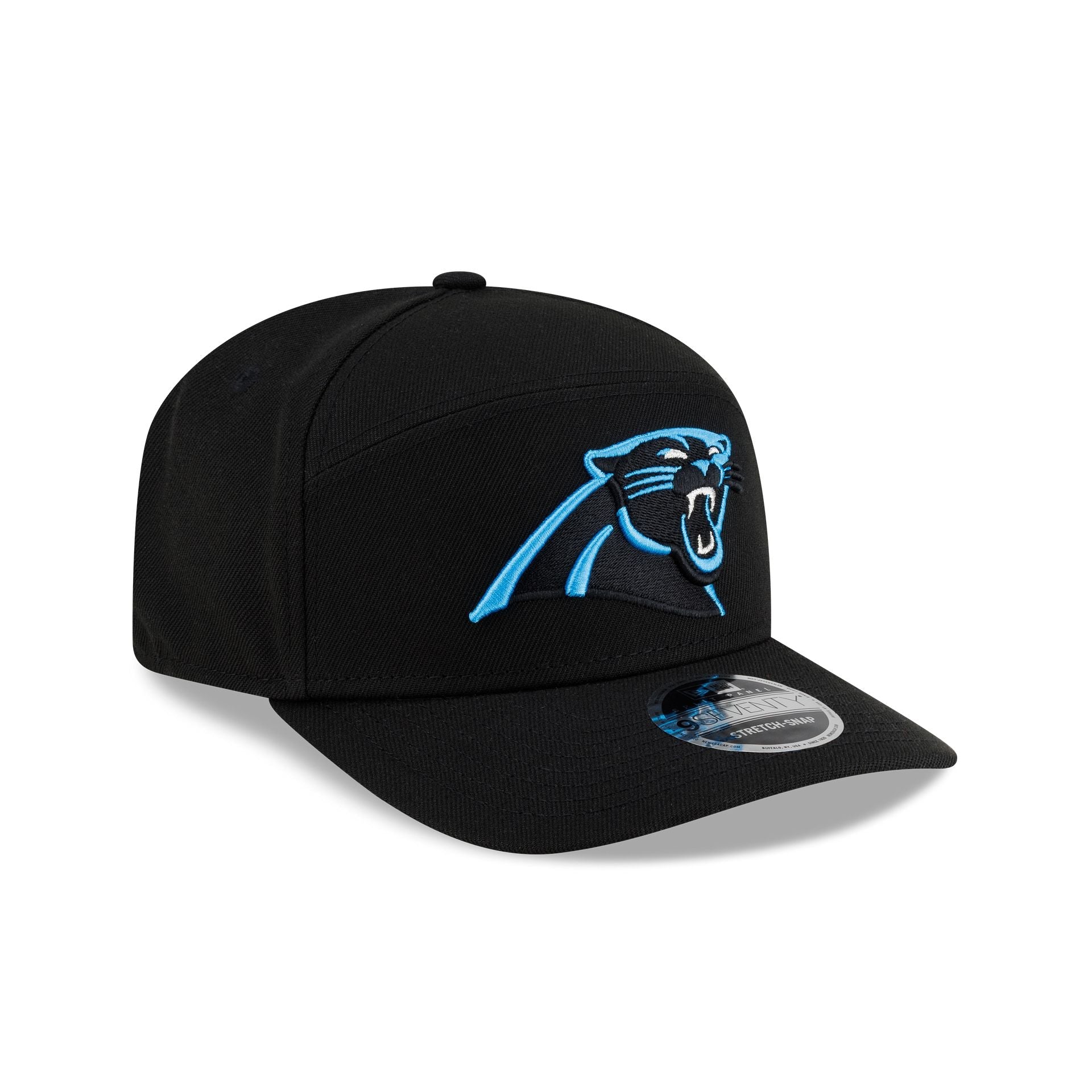 Carolina Panthers Poly Split Panel 9SEVENTY Stretch-Snap Hat