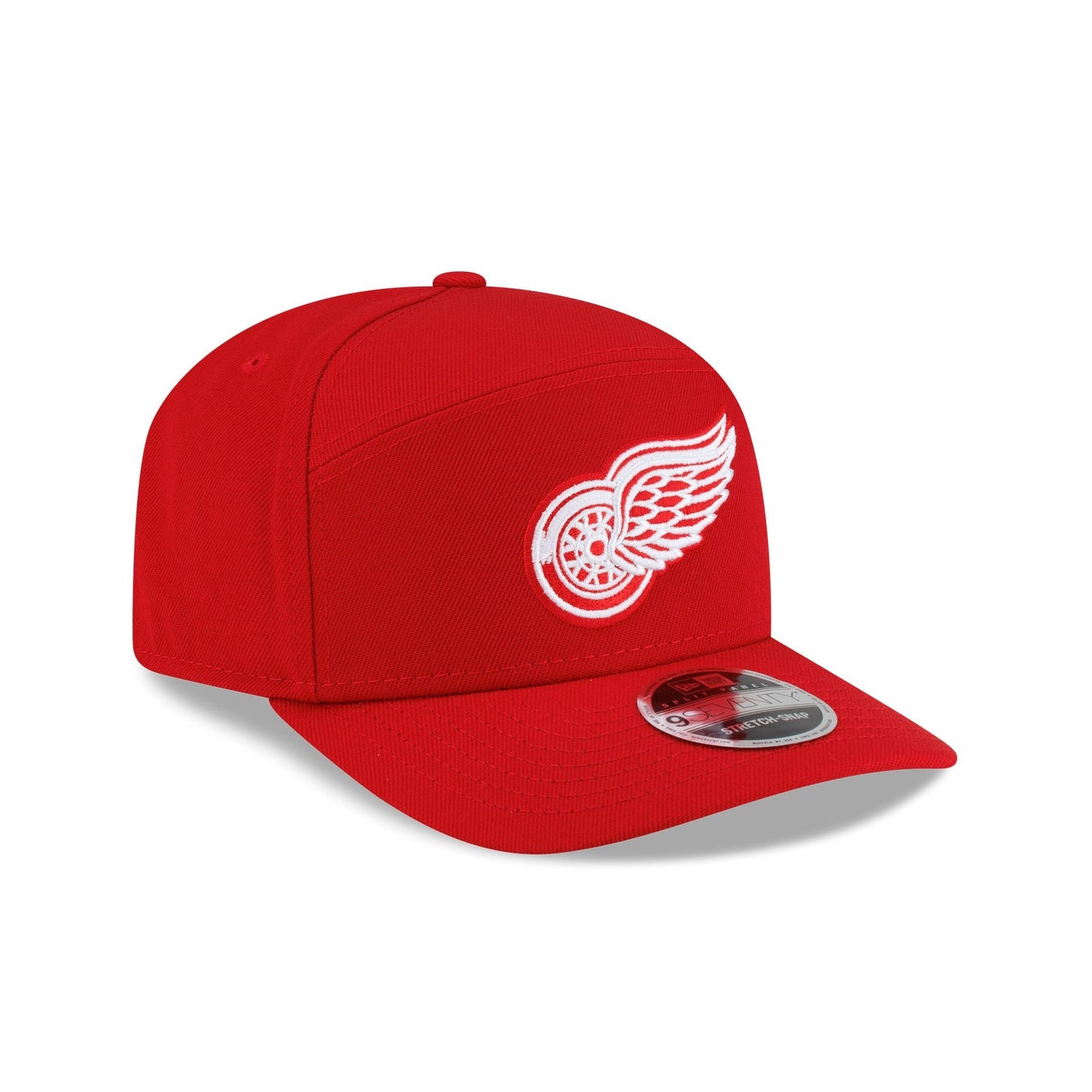 Detroit Red Wings Poly Split Panel 9SEVENTY Stretch-Snap Hat