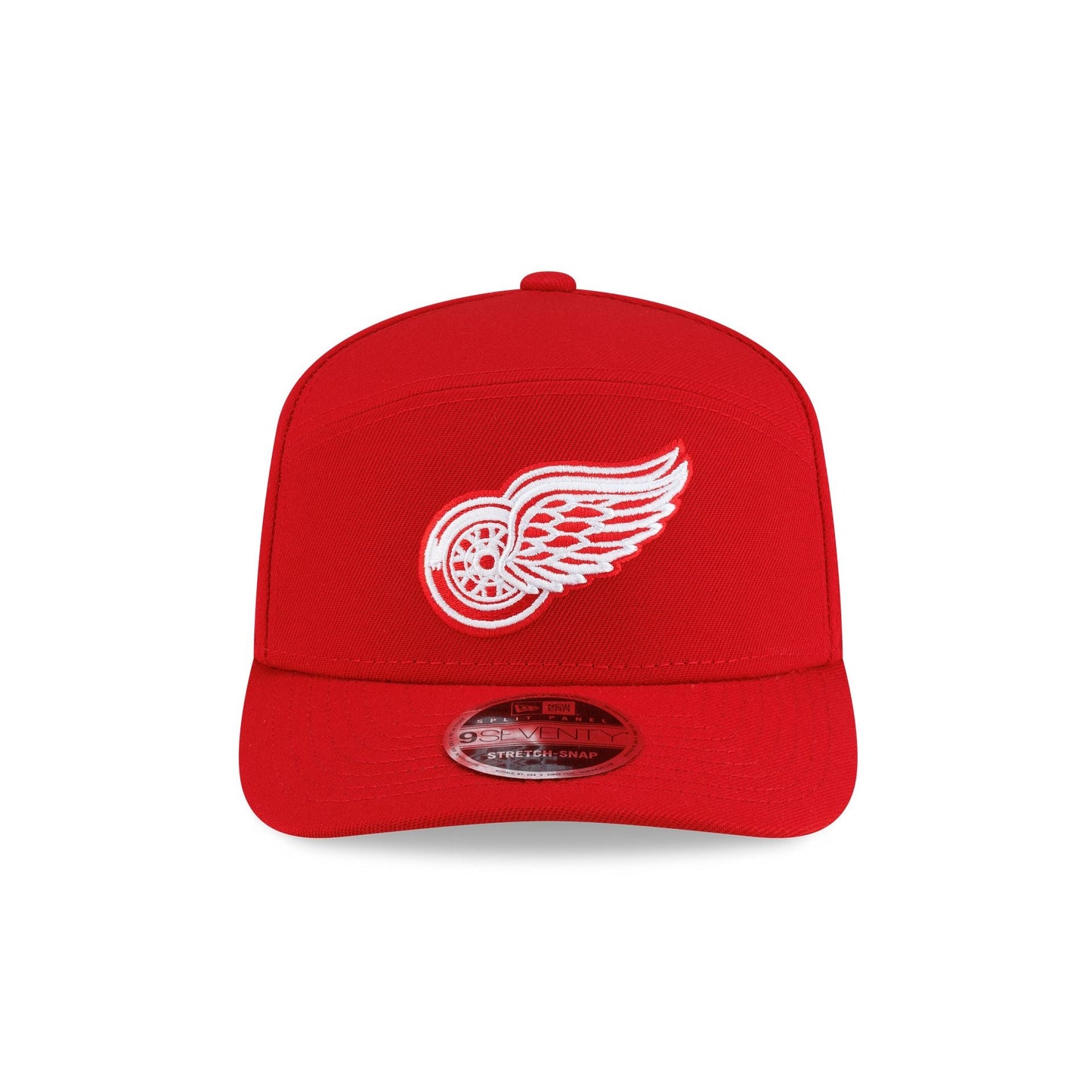 Detroit Red Wings Poly Split Panel 9SEVENTY Stretch-Snap Hat