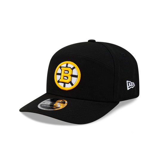 Boston Bruins Poly Split Panel 9SEVENTY Stretch-Snap Hat
