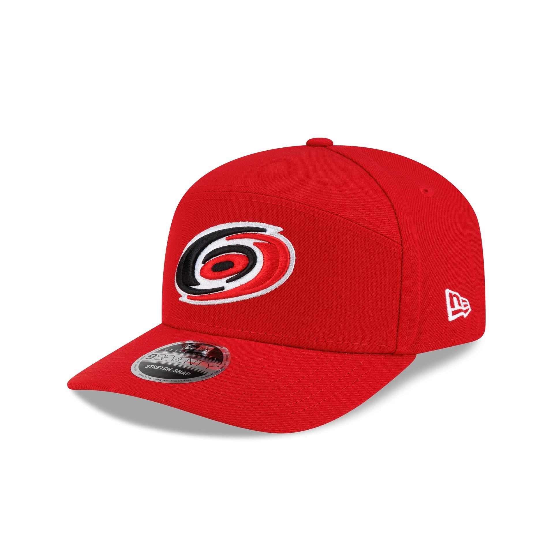 Carolina Hurricanes Poly Split Panel 9SEVENTY Stretch-Snap Hat