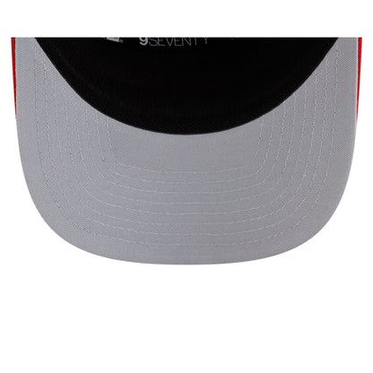 Calgary Flames Poly Split Panel 9SEVENTY Stretch-Snap Hat
