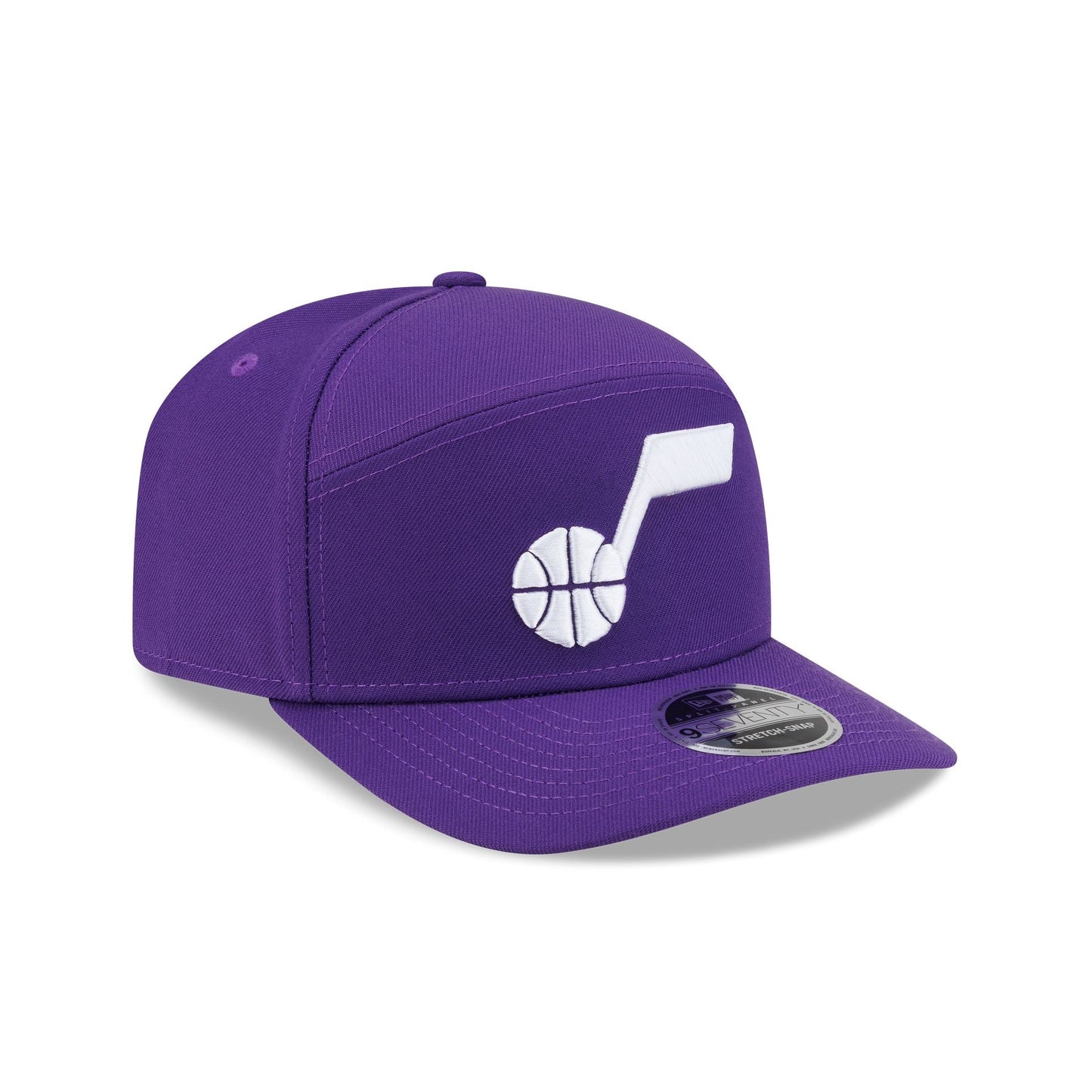Utah Jazz Poly Split Panel 9SEVENTY Stretch-Snap Hat