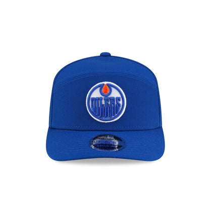 Edmonton Oilers Poly Split Panel 9SEVENTY Stretch-Snap Hat
