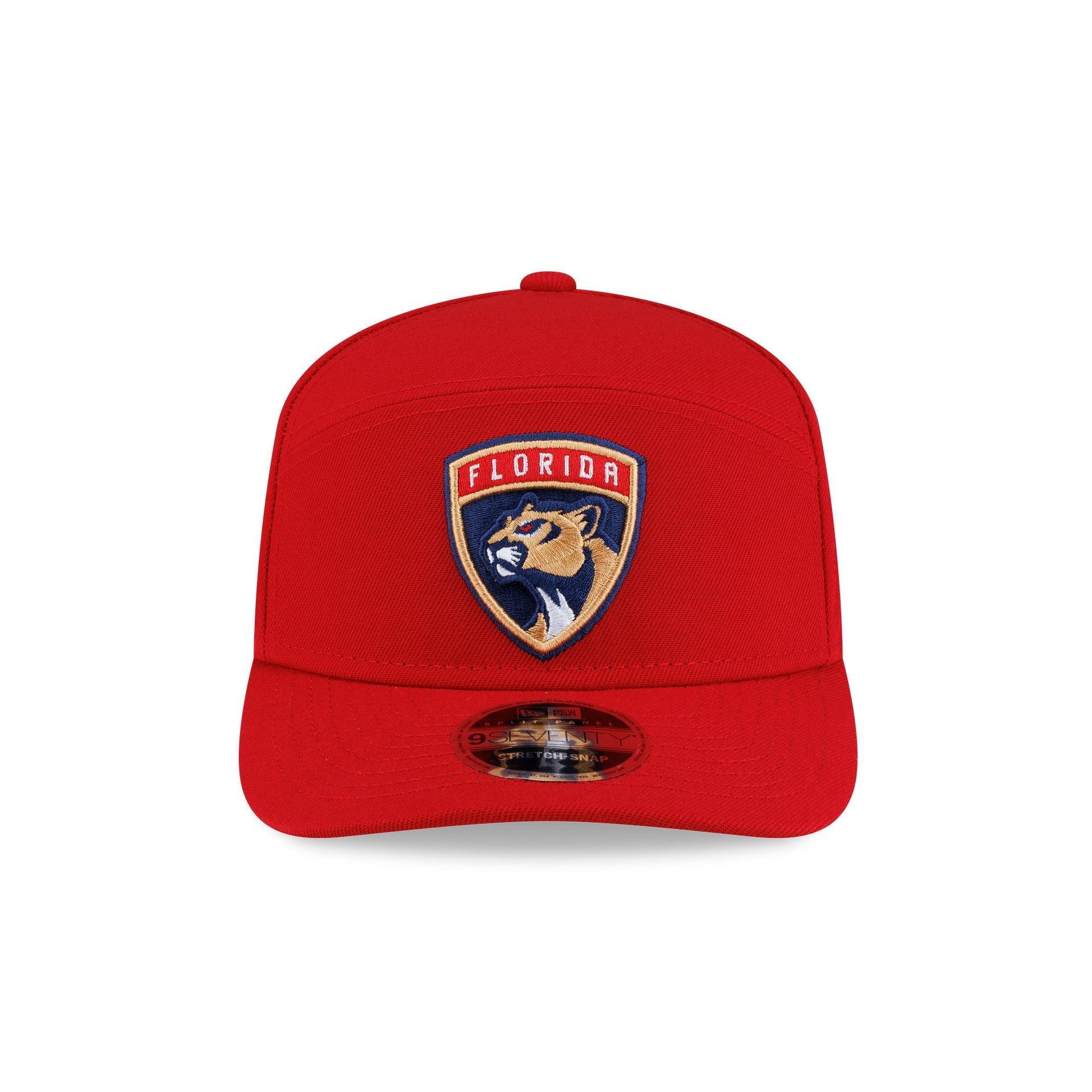 Florida Panthers Poly Split Panel 9SEVENTY Stretch-Snap Hat