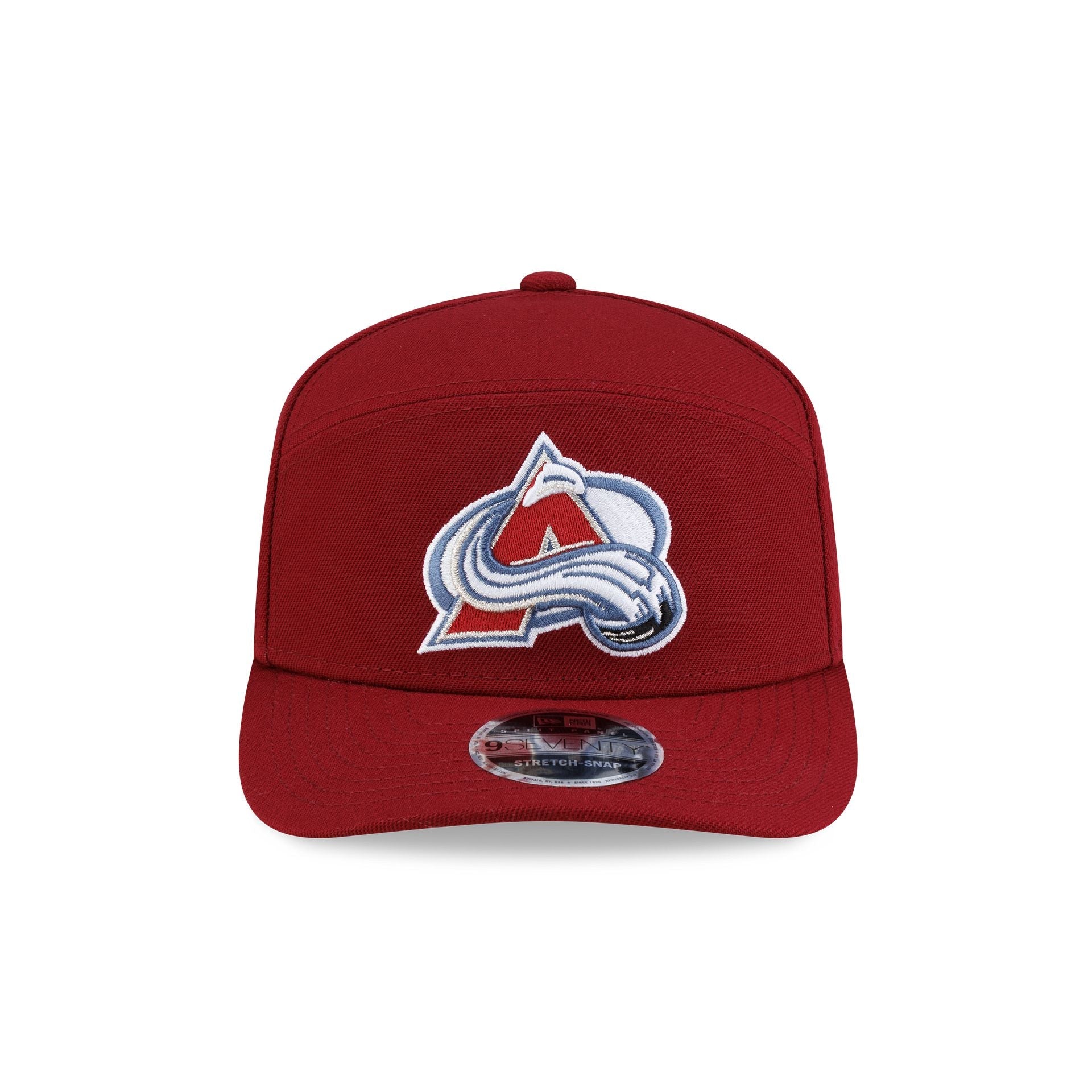 Colorado Avalanche Poly Split Panel 9SEVENTY Stretch-Snap Hat