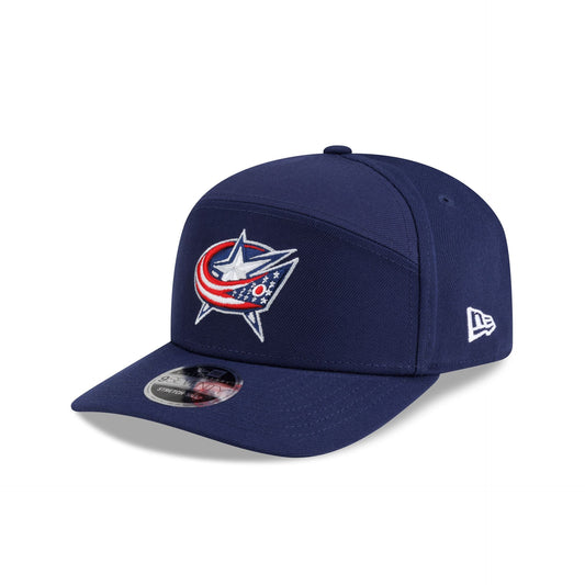 Columbus Blue Jackets Poly Split Panel 9SEVENTY Stretch-Snap Hat