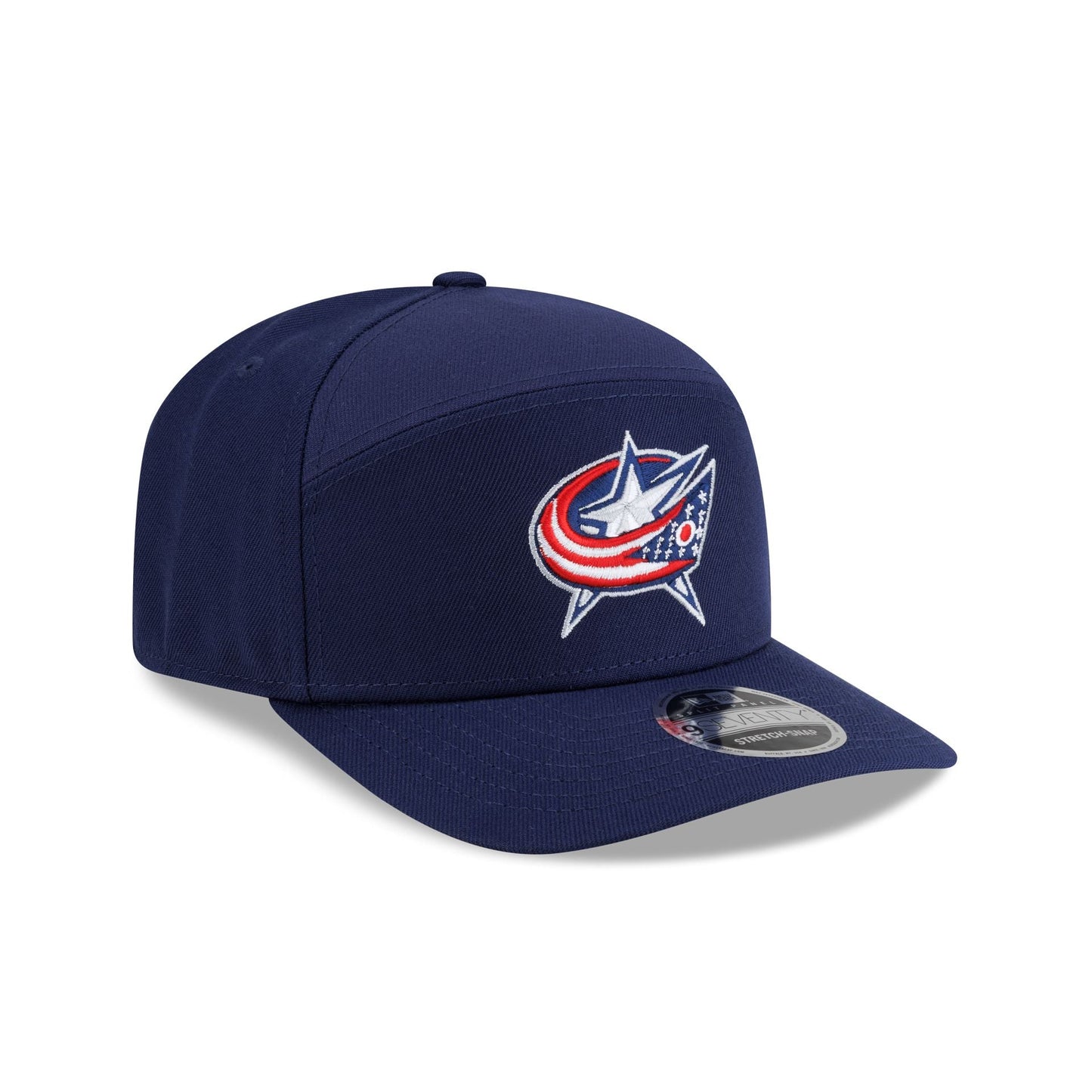 Columbus Blue Jackets Poly Split Panel 9SEVENTY Stretch-Snap Hat