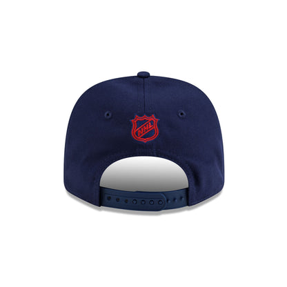 Columbus Blue Jackets Poly Split Panel 9SEVENTY Stretch-Snap Hat