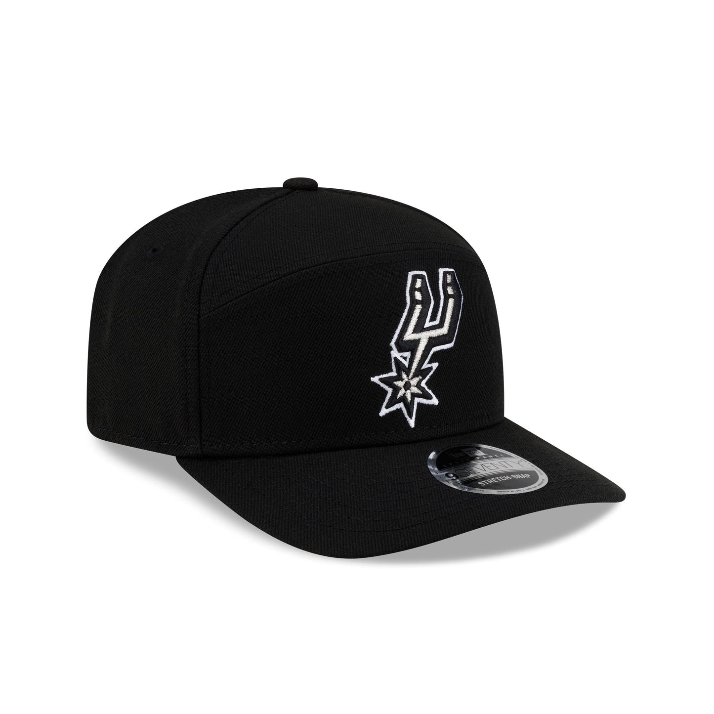San Antonio Spurs Poly Split Panel 9SEVENTY Stretch-Snap Hat