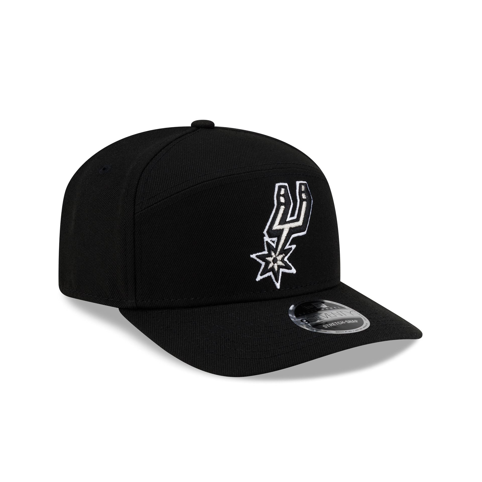 San Antonio Spurs Poly Split Panel 9SEVENTY Stretch-Snap Hat
