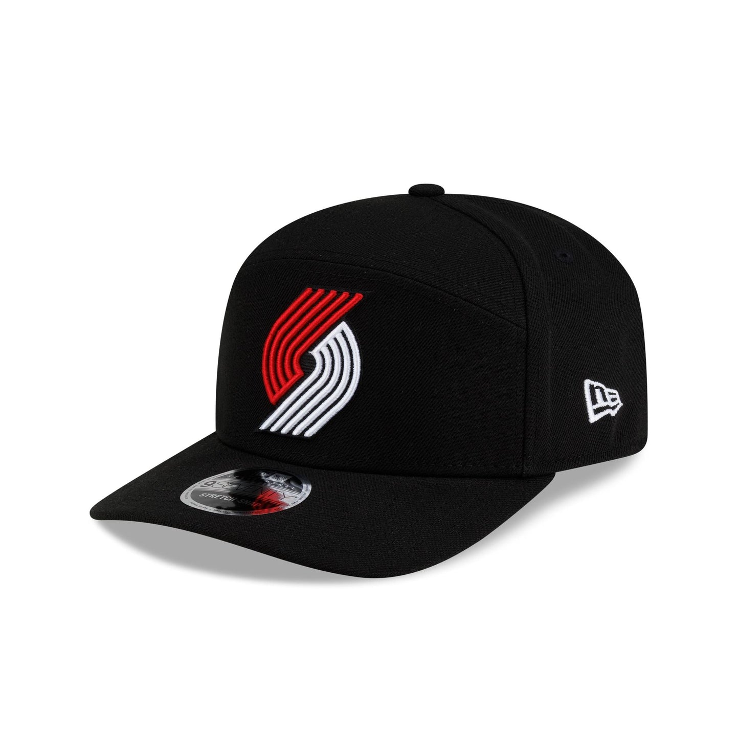 Portland Trail Blazers Poly Split Panel 9SEVENTY Stretch-Snap Hat