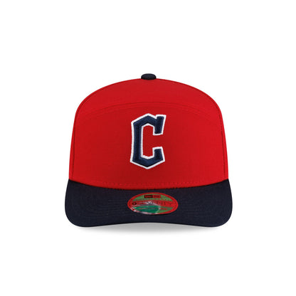 Cleveland Guardians Player Replica Home Split Panel 9SEVENTY Stretch-Snap Hat
