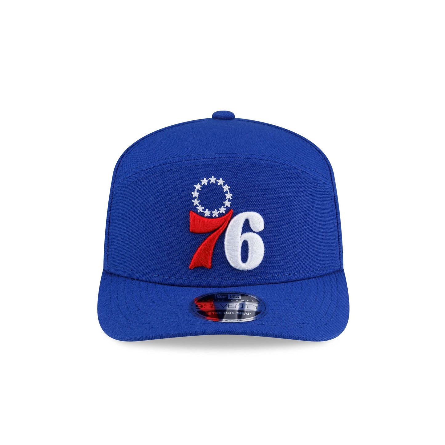 Philadelphia 76ers Poly Split Panel 9SEVENTY Stretch-Snap Hat