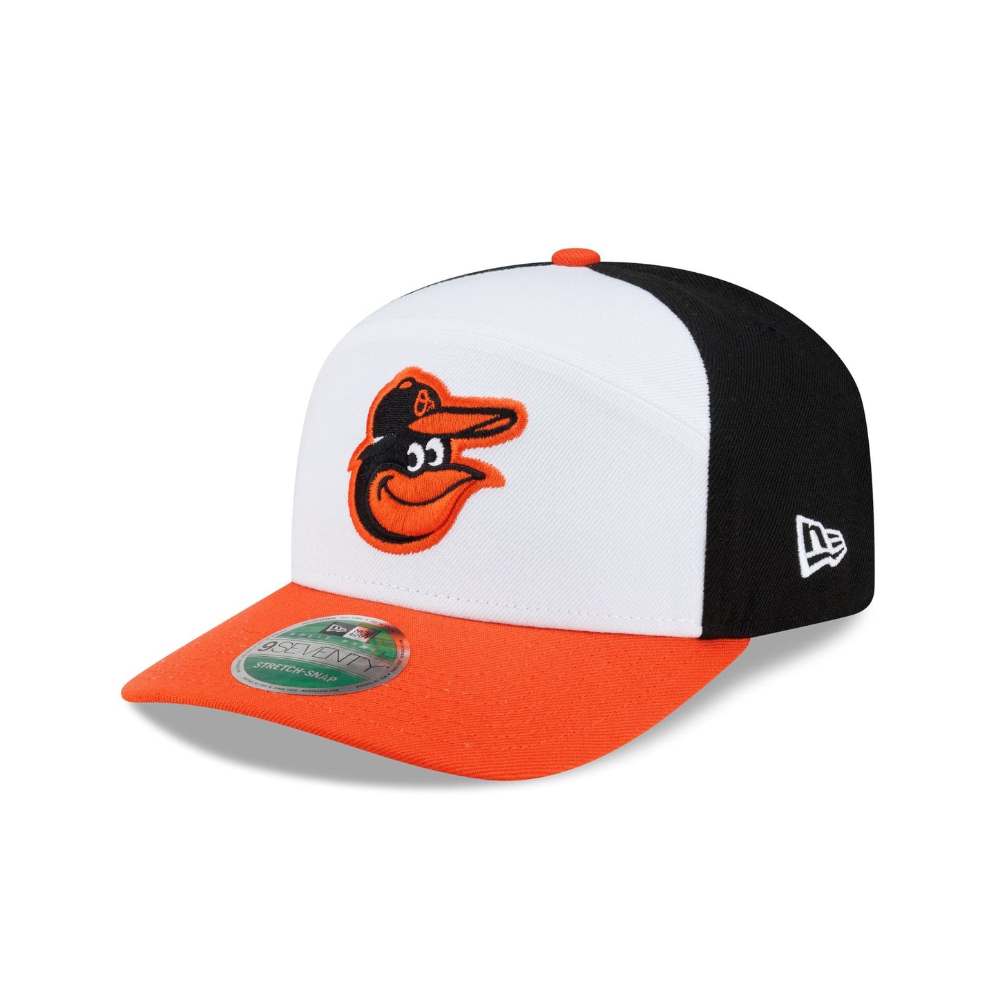 Baltimore Orioles Player Replica Home Split Panel 9SEVENTY Stretch-Snap Hat