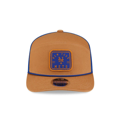New York Mets Light Bronze Split Panel 9SEVENTY Trucker Hat