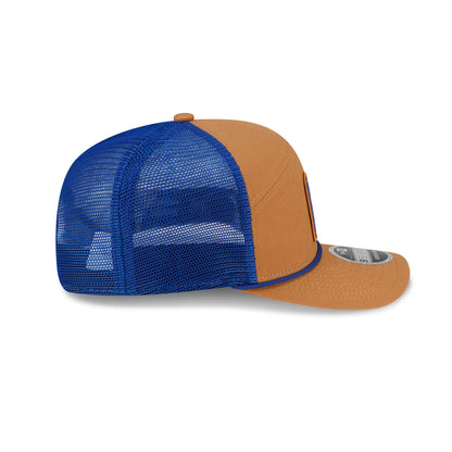 New York Mets Light Bronze Split Panel 9SEVENTY Trucker Hat
