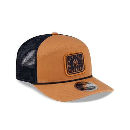 New York Yankees Light Bronze Split Panel 9SEVENTY Trucker Hat