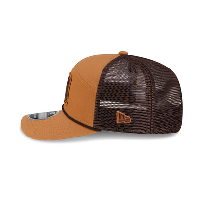 San Diego Padres Light Bronze Split Panel 9SEVENTY Trucker Hat