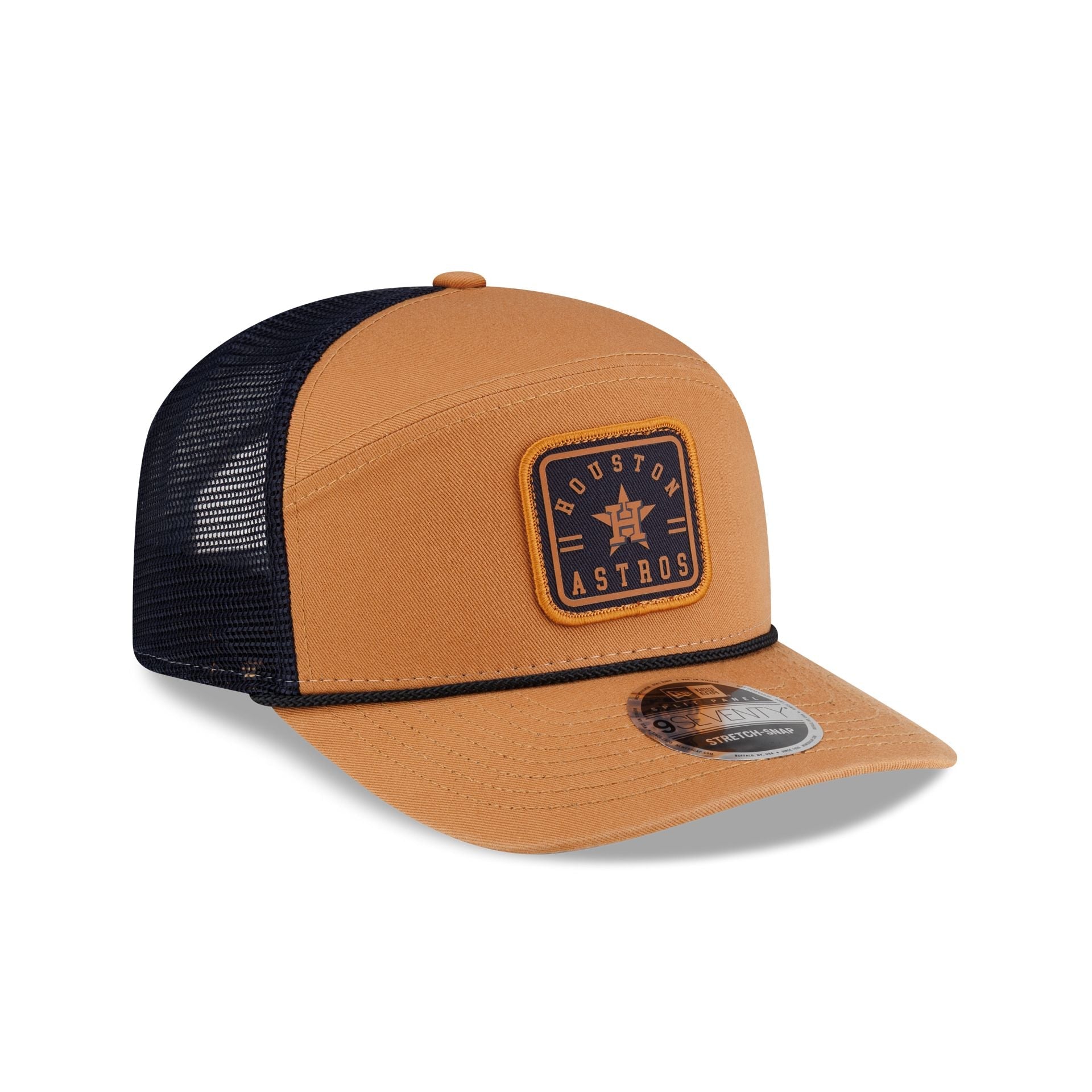 Houston Astros Light Bronze Split Panel 9SEVENTY Trucker Hat