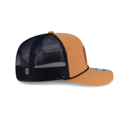 Houston Astros Light Bronze Split Panel 9SEVENTY Trucker Hat