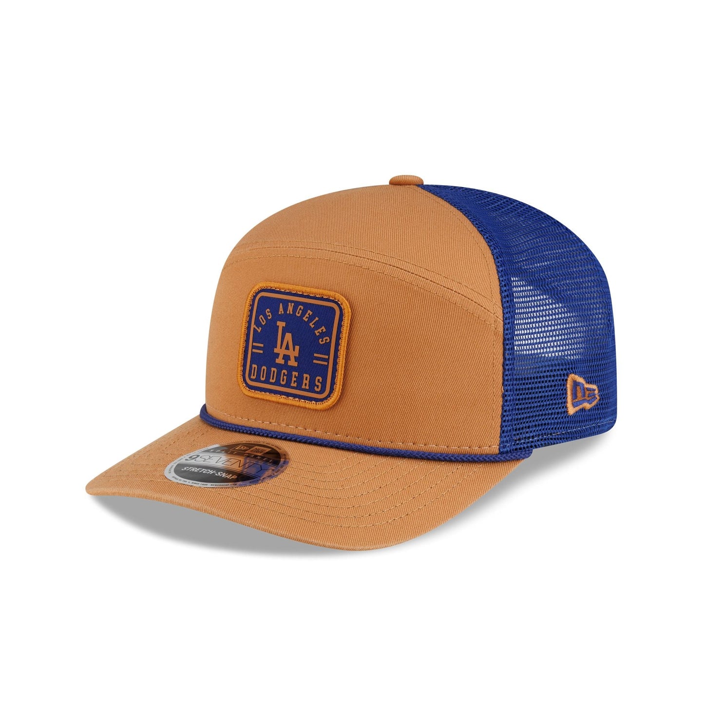 Los Angeles Dodgers Light Bronze Split Panel 9SEVENTY Trucker Hat