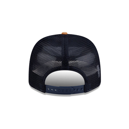 Atlanta Braves Light Bronze Split Panel 9SEVENTY Trucker Hat