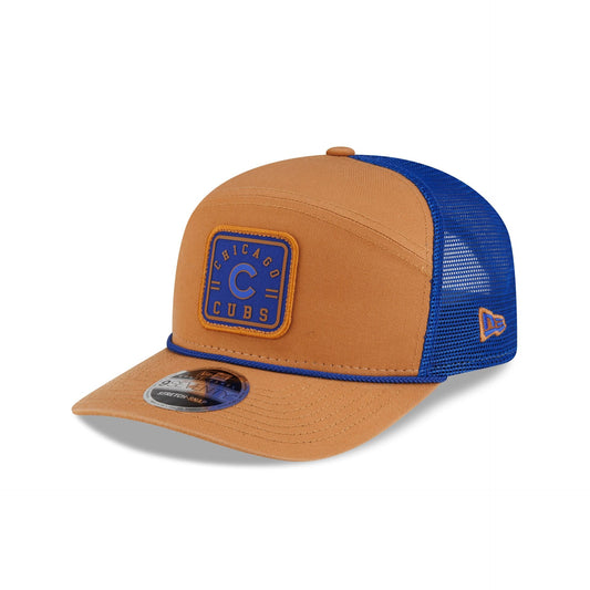 Chicago Cubs Light Bronze Split Panel 9SEVENTY Trucker Hat