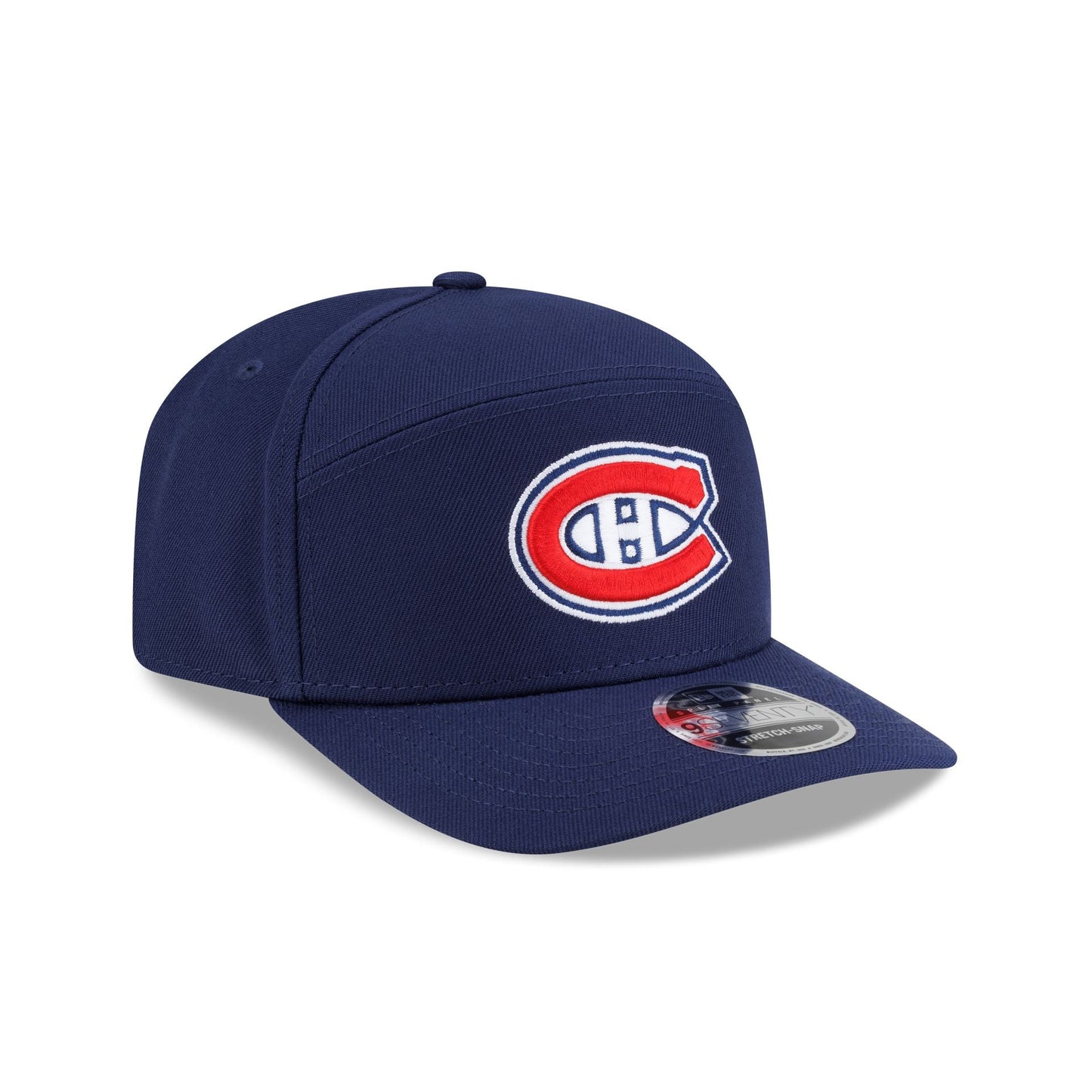 Montreal Canadiens Poly Split Panel 9SEVENTY Stretch-Snap Hat