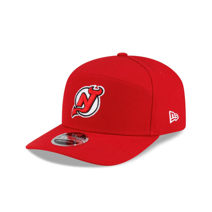 New Jersey Devils Poly Split Panel 9SEVENTY Stretch-Snap Hat