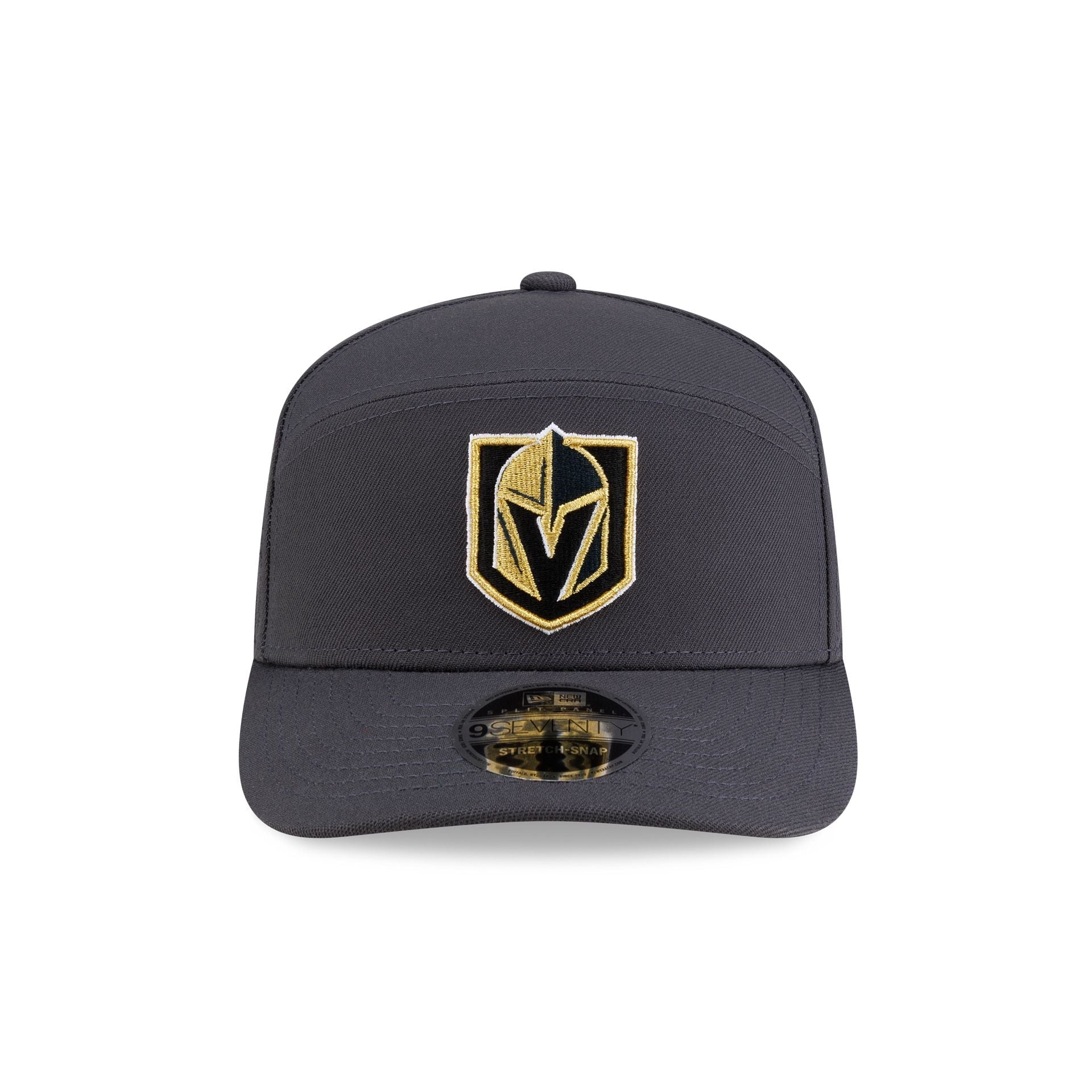 Vegas Golden Knights Poly Split Panel 9SEVENTY Stretch-Snap Hat