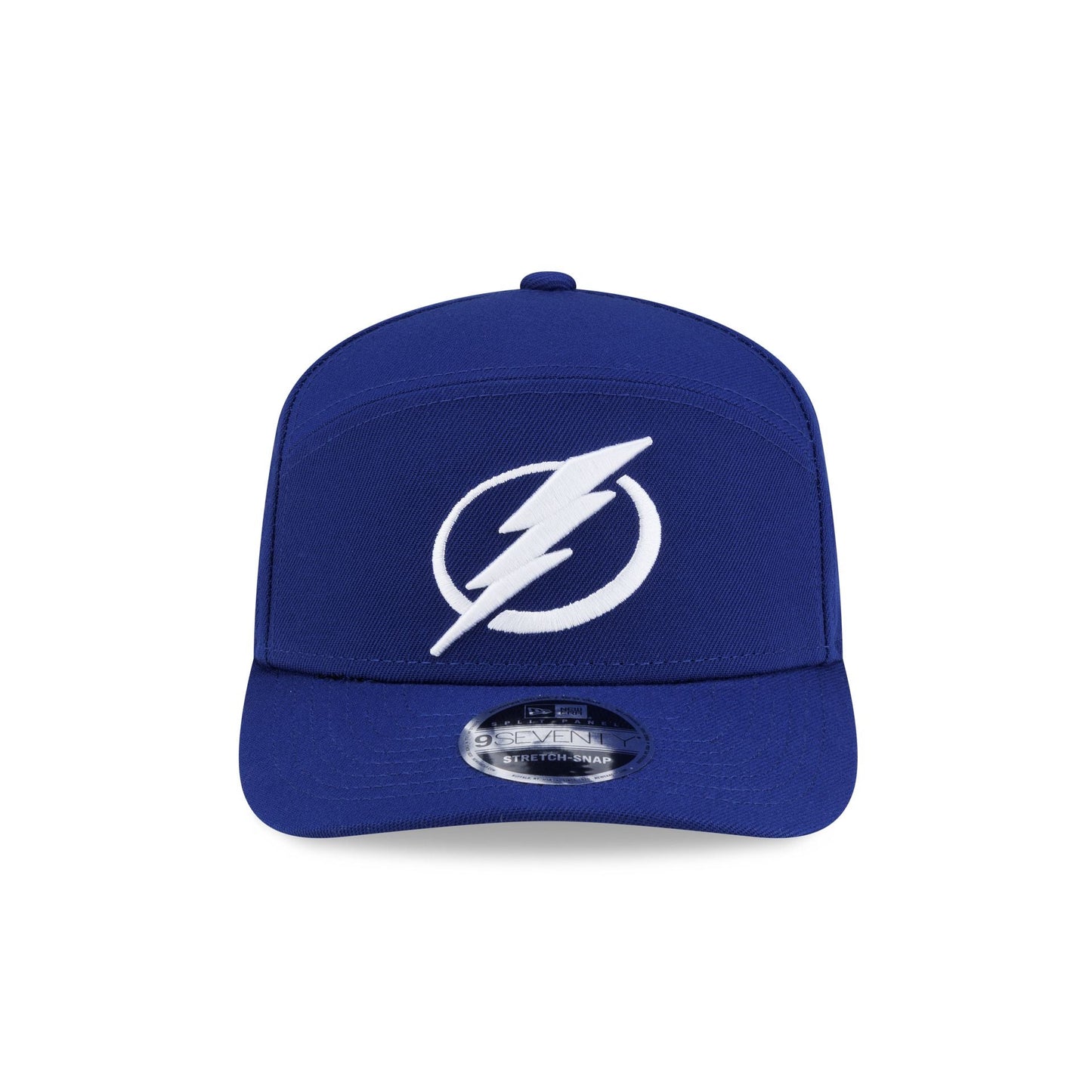 Tampa Bay Lightning Poly Split Panel 9SEVENTY Stretch-Snap Hat