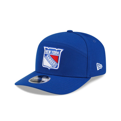 New York Rangers Poly Split Panel 9SEVENTY Stretch-Snap Hat