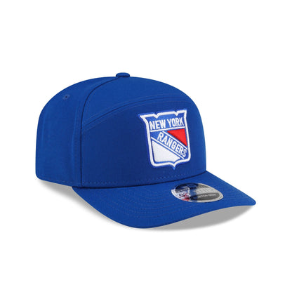 New York Rangers Poly Split Panel 9SEVENTY Stretch-Snap Hat