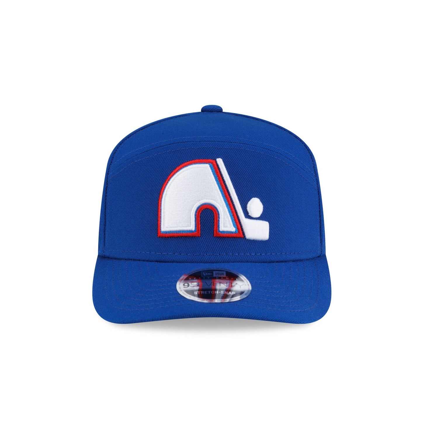 Quebec Nordiques Poly Split Panel 9SEVENTY Stretch-Snap Hat