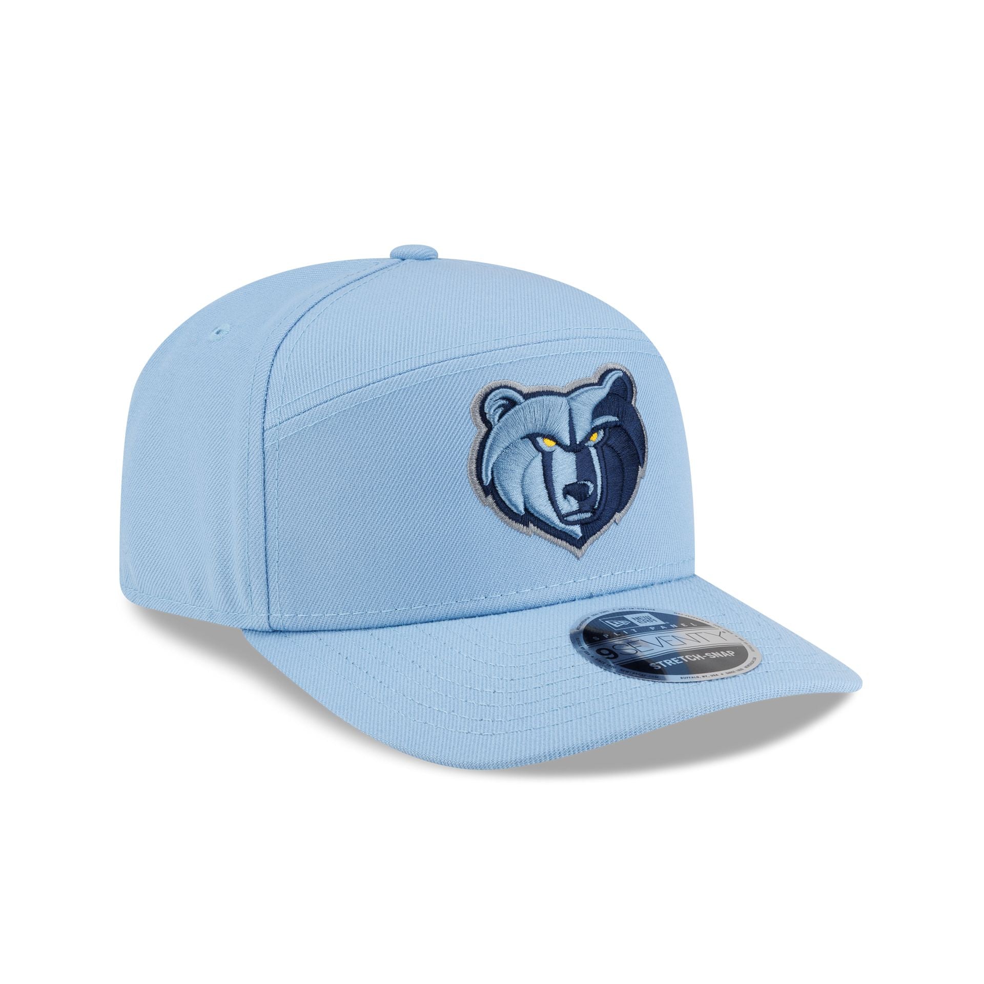Memphis Grizzlies Poly Split Panel 9SEVENTY Stretch-Snap Hat