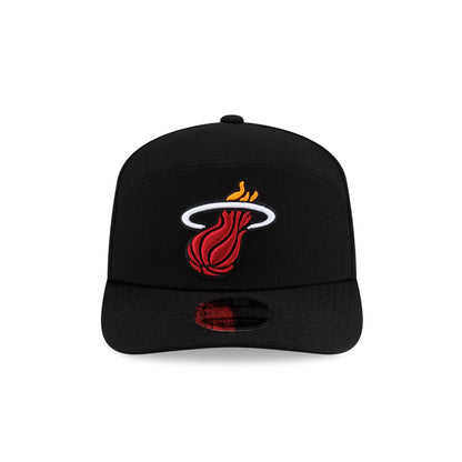 Miami Heat Poly Split Panel 9SEVENTY Stretch-Snap Hat