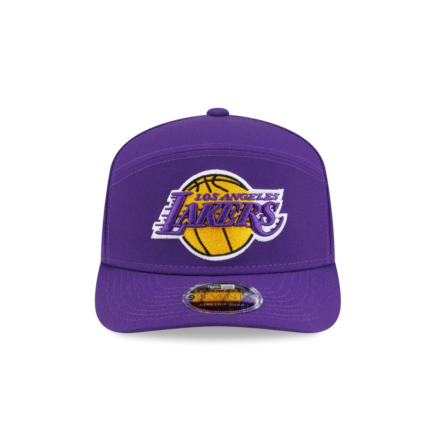 Los Angeles Lakers Poly Split Panel 9SEVENTY Stretch-Snap Hat