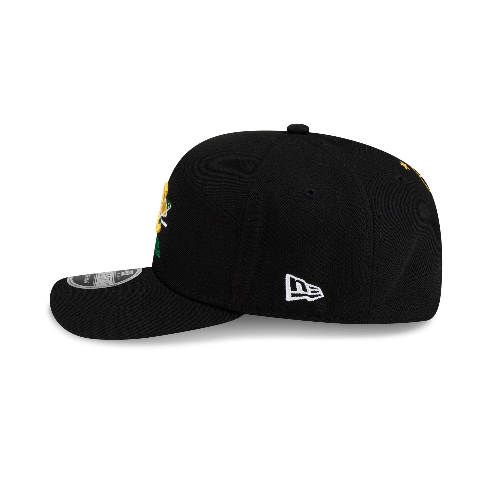 California Golden Seals Poly Split Panel 9SEVENTY Stretch-Snap Hat