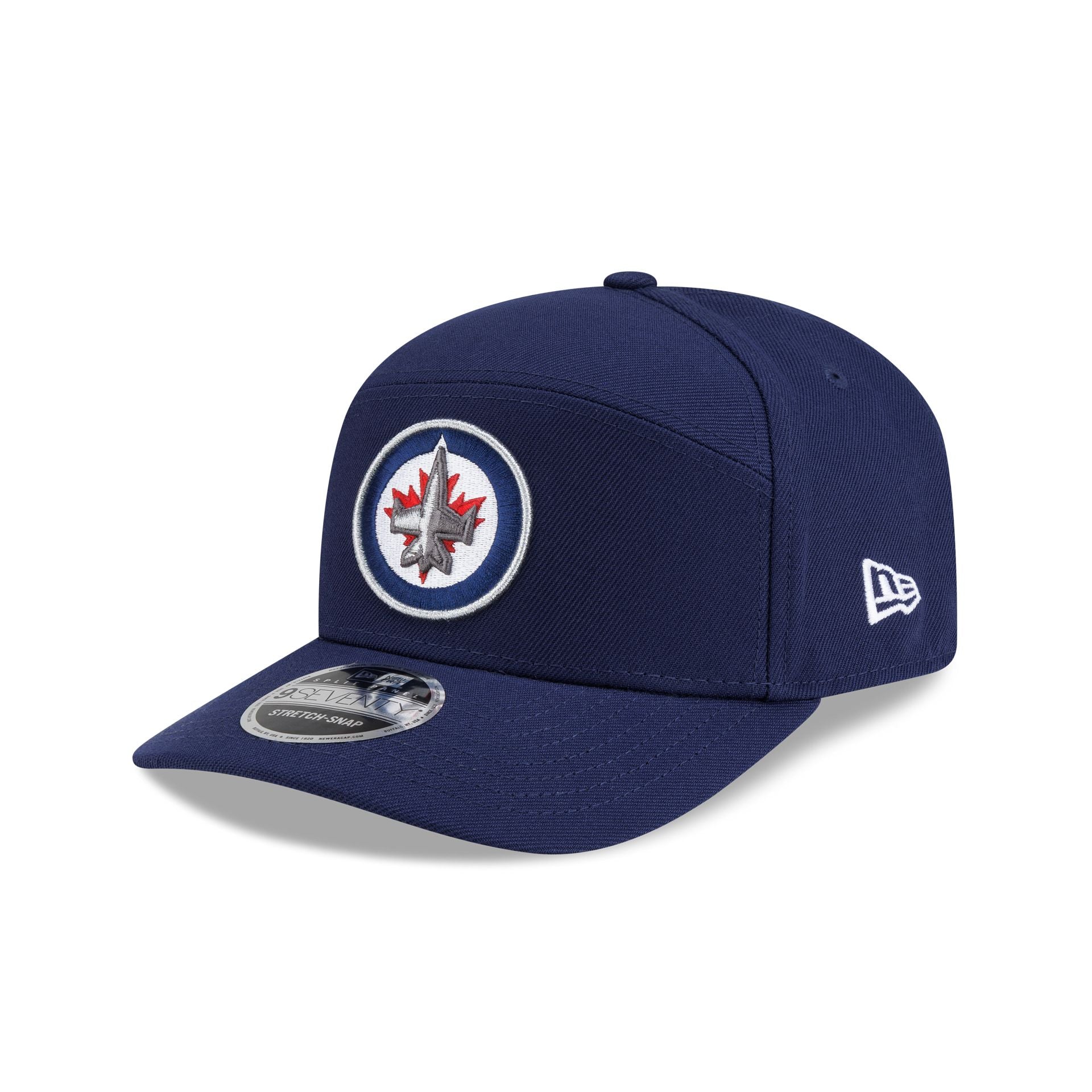 Winnipeg Jets Poly Split Panel 9SEVENTY Stretch-Snap Hat