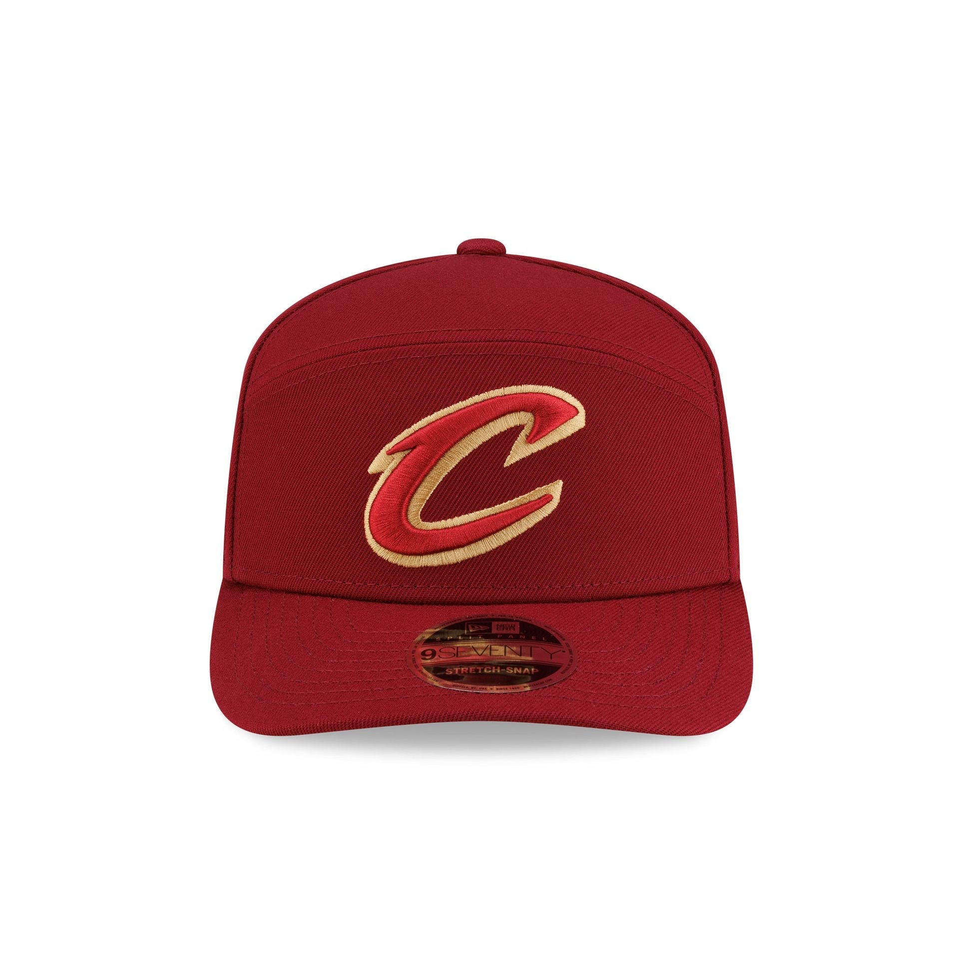 Cleveland Cavaliers Poly Split Panel 9SEVENTY Stretch-Snap Hat