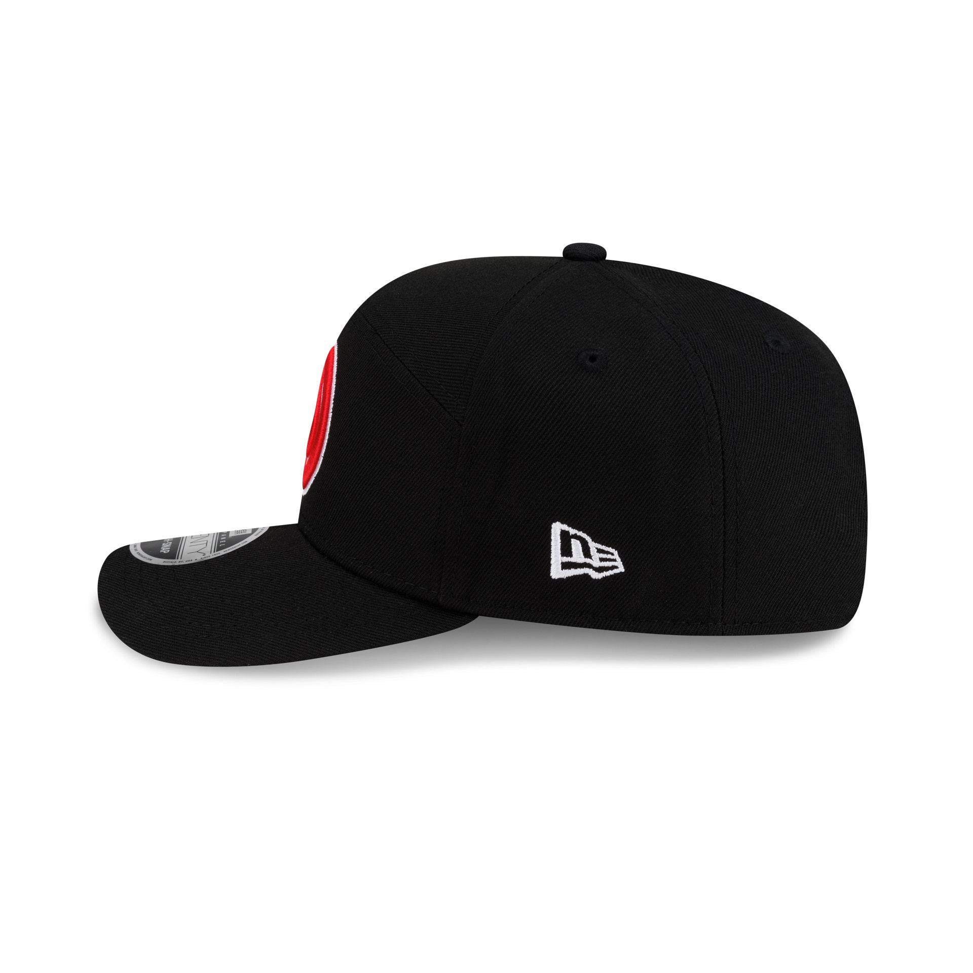 Atlanta Hawks Poly Split Panel 9SEVENTY Stretch-Snap Hat