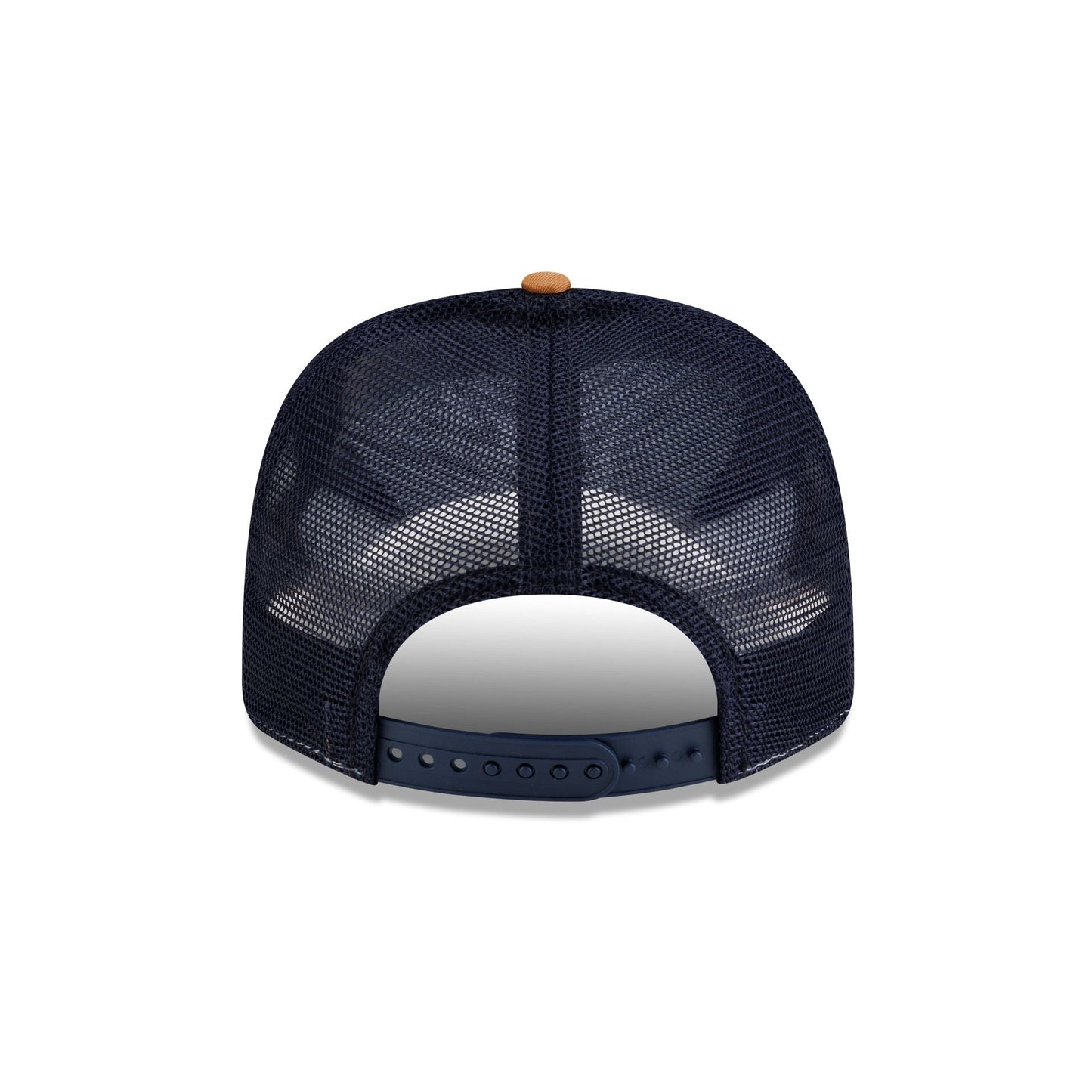 Notre Dame Fighting Irish Light Bronze Split Panel 9SEVENTY Trucker Hat