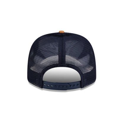 Notre Dame Fighting Irish Light Bronze Split Panel 9SEVENTY Trucker Hat